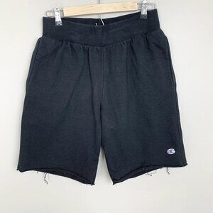 Champion Reverse Weave Black Shorts - Size Medium